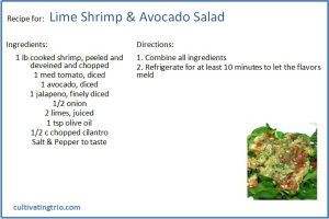 whole30 Lime Shrimp salad recipe