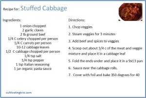 Whole30 Stuffed Cabbage recipe